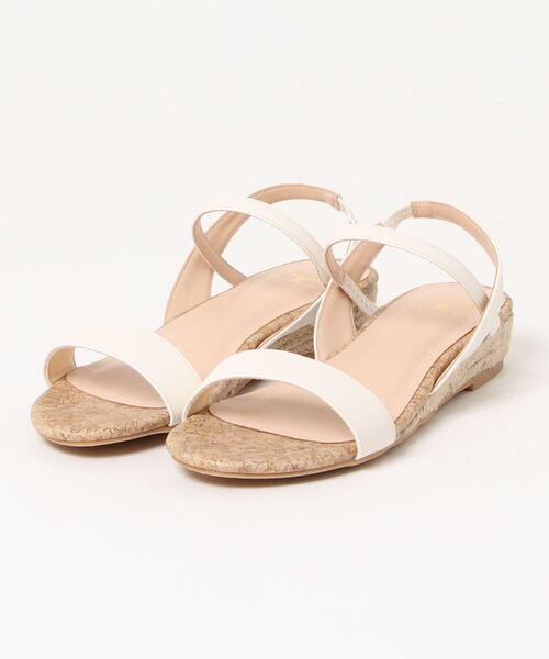 SAVOY（サボイ）の「【SAVOY】<2021SS>ウェッジソールサンダル コルク巻き（サンダル・レディース・ブラック/ベージュ/アイボリー・LL/S/M/L）」の6枚目の写真