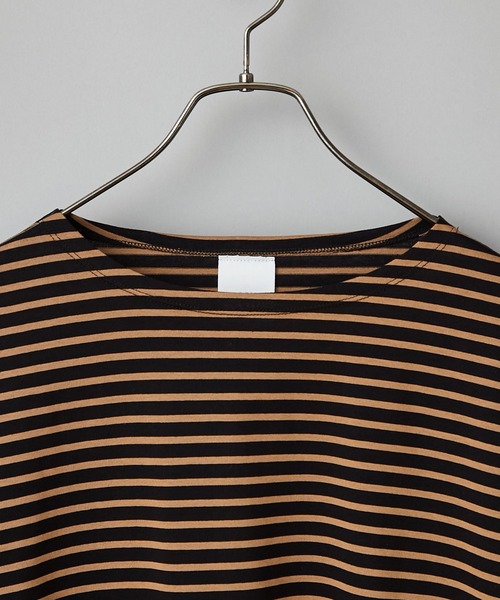 プレミアムタッチボーダー8分袖 トップス ビッグtシャツ Tシャツ カットソー Ciaopanic チャオパニック のファッション