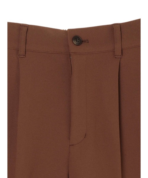 earth music&ecology（アースミュージックアンドエコロジー）の「タックハーフカットパンツ　＊（その他パンツ・レディース・その他8/ブラウン・MEDIUM/SMALL）」の17枚目の写真