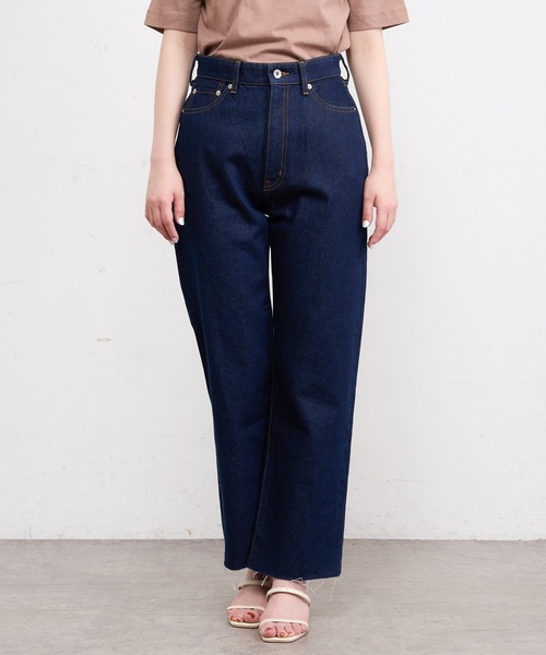natural couture（ナチュラルクチュール）の「ニュートラルデニム（デニムパンツ・レディース・オフホワイト/インディゴブルー/ブルー・SMALL/MEDIUM/LARGE）」の21枚目の写真
