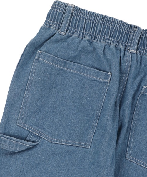 SPINNS（スピンズ）の「【ゆったりシルエット】デニムペインターパンツ（デニムパンツ・メンズ・ネイビー/ブルー/アイボリー・M/L）」の8枚目の写真