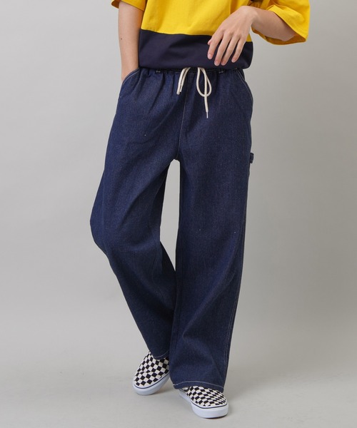 SPINNS（スピンズ）の「【ゆったりシルエット】デニムペインターパンツ（デニムパンツ・メンズ・ネイビー/ブルー/アイボリー・M/L）」の20枚目の写真