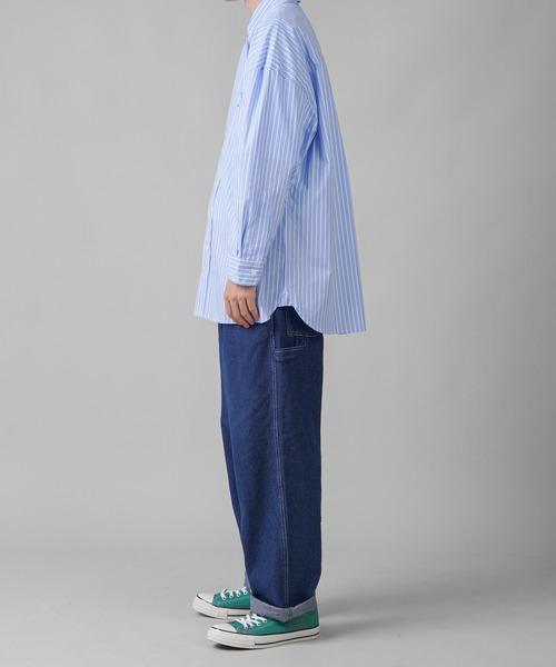SPINNS（スピンズ）の「【ゆったりシルエット】デニムペインターパンツ（デニムパンツ・メンズ・ネイビー/ブルー/アイボリー・M/L）」の22枚目の写真