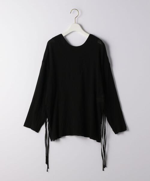 BRACTMENT（ブラクトメント）の「『BRACTMENT(ブラクトメント)』 BM ヨウリュウ 2WAY シャツ（シャツ/ブラウス・レディース・ブラック/ナチュラル・FREE）」の2枚目の写真