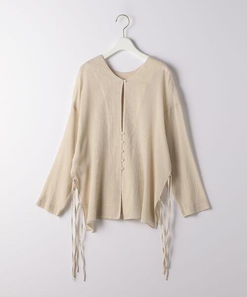 BRACTMENT（ブラクトメント）の「『BRACTMENT(ブラクトメント)』 BM ヨウリュウ 2WAY シャツ（シャツ/ブラウス・レディース・ブラック/ナチュラル・FREE）」の6枚目の写真