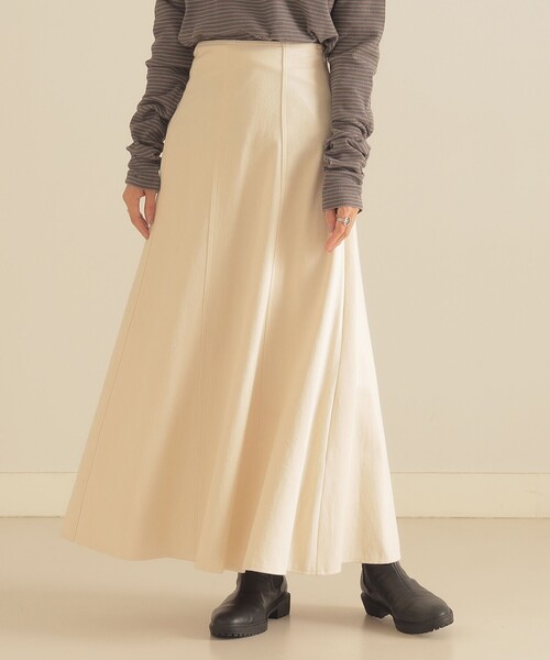 BeAMS DOT(ビームスドット)の「【WEB限定】BeAMS DOT / レースアップ デニムロングスカート(スカート・レディース・ブラック/インディゴブルー/ブラック系その他4/ホワイト系その他5・FREE)」の5枚目の写真