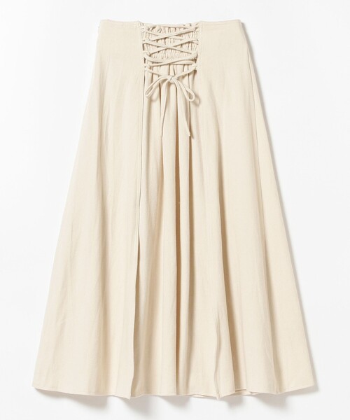 BeAMS DOT(ビームスドット)の「【WEB限定】BeAMS DOT / レースアップ デニムロングスカート(スカート・レディース・ブラック/インディゴブルー/ブラック系その他4/ホワイト系その他5・FREE)」の18枚目の写真