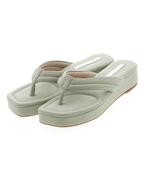 JELLY BEANS（ジェリービーンズ）の「厚底ソフトトングサンダル(215-30020)JELLY BEANS(ジェリービーンズ)（サンダル・レディース・ブラック/アイボリー/イエロー/ミント・S/M/L）」の13枚目の写真