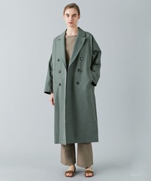 B14810 美品　ギルドプライム　アームラインチェスターコート　ベージュ　2 1er Arrondissement（プルミエアロンディスモン）の「コットンリネン