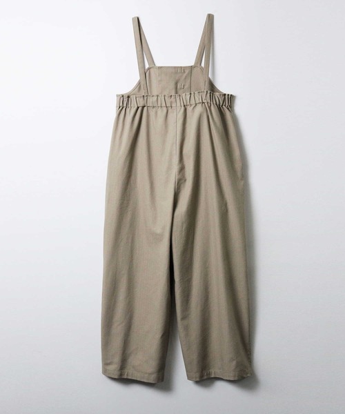 RAG MACHINE（ラグマシーン）の「【RAG MACHINE】チャイナボタンサロペット（サロペット/オーバーオール・レディース・レンガ/オリーブ/ベージュ・L）」の6枚目の写真