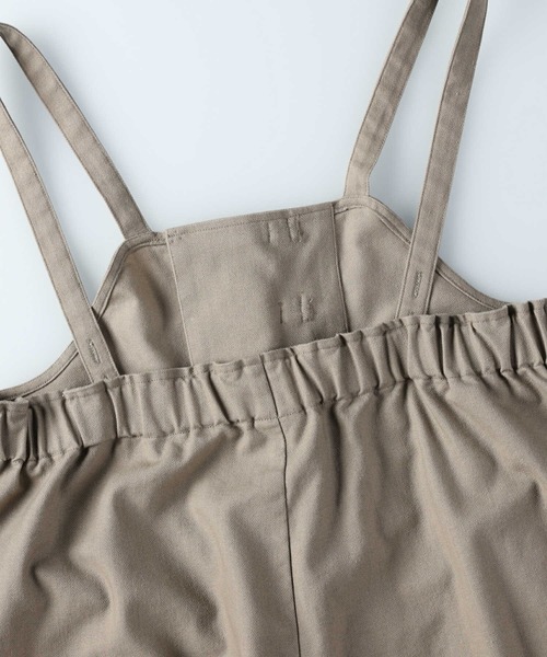 RAG MACHINE（ラグマシーン）の「【RAG MACHINE】チャイナボタンサロペット（サロペット/オーバーオール・レディース・レンガ/オリーブ/ベージュ・L）」の13枚目の写真