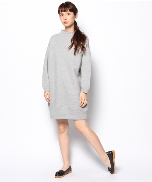 Ray BEAMS（レイビームス）の「Ray BEAMS / Bigシルエット カットワンピース（ワンピース・レディース・シルバー/ブラック/ネイビー・ONE SIZE）」の11枚目の写真