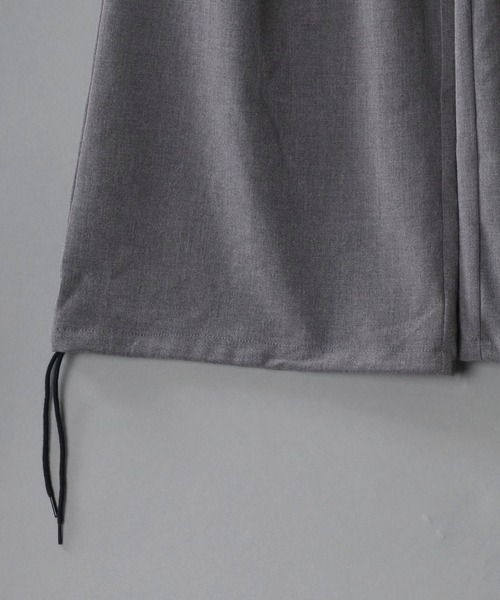 SITRY（シトリー）の「drawcord cropped wide pants/ドローコード クロップド ワイドパンツ（スラックス・メンズ・グレー/ブラック/チェック・M/L）」の17枚目の写真