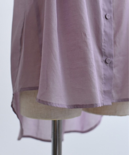 Eimee Law（エイミーロウ）の「ドロストネックBL（シャツ/ブラウス・レディース・グリーン/パープル/ブラック・38）」の11枚目の写真