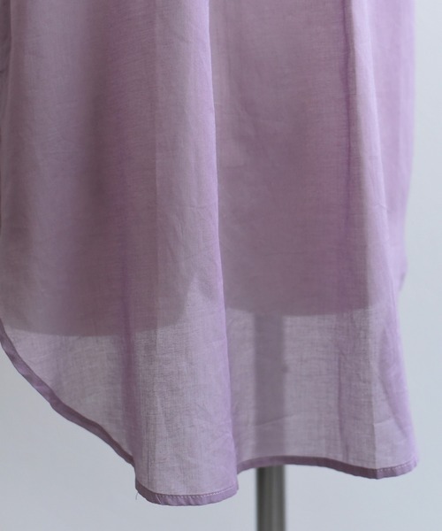 Eimee Law（エイミーロウ）の「ドロストネックBL（シャツ/ブラウス・レディース・グリーン/パープル/ブラック・38）」の10枚目の写真