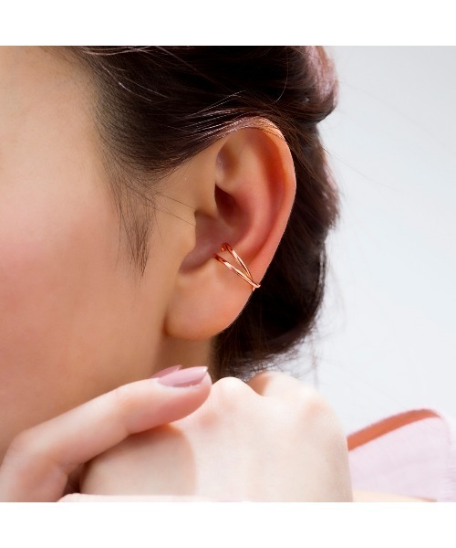 Canal 4℃（カナルヨンドシー）の「K10ピンクゴールド イヤーカフ