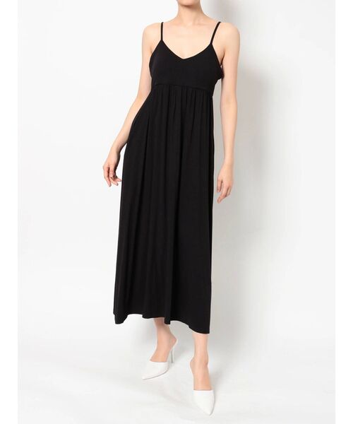 GYDA（ジェイダ）の「BACK OPEN ロングキャミワンピース（ワンピース・レディース・ブラック/ブラウン/グレー・FREE）」の14枚目の写真