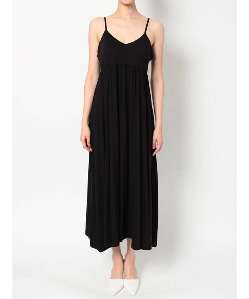 GYDA（ジェイダ）の「BACK OPEN ロングキャミワンピース（ワンピース・レディース・ブラック/ブラウン/グレー・FREE）」の15枚目の写真