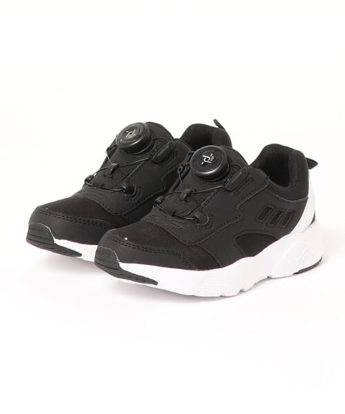 DIAL DRIVE（ダイヤルドライブ）の「《DIAL DRIVE》ダイヤルDRIVEストリート（スニーカー・キッズ・ブラック/カーキ・23.0cm/22.0cm/18.0cm/19.0cm/20.0cm/21.0cm/17.0cm）」の2枚目の写真