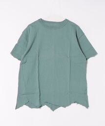 コーマ天竺ダメージTシャツ