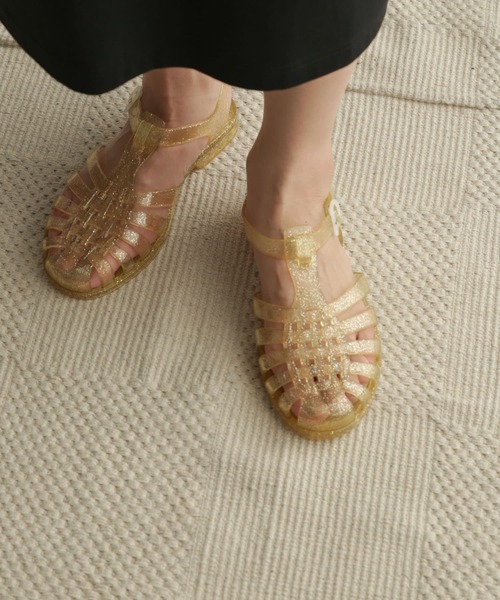 meduse（メデュース）の「MEDUSE　PAILLETE グルカサンダル（サンダル・レディース・シルバー/ゴールド・37/38）」の4枚目の写真