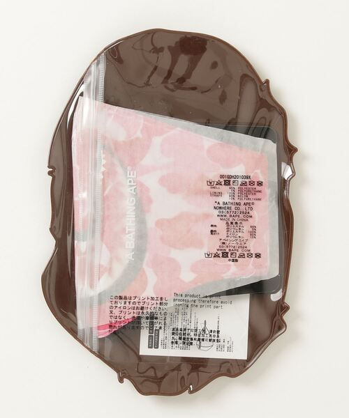 A BATHING APE（アベイシングエイプ）の「ABC CAMO SHARK MASK M（マスク・メンズ・ブルー/ピンク/グリーン・FREE）」の5枚目の写真