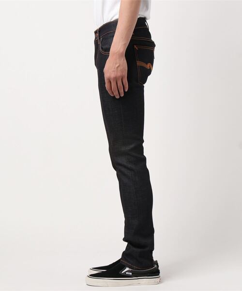 Nudie Jeans（ヌーディージーンズ）の「スキニーデニムパンツ（デニムパンツ・メンズ・ダークブルー・30inch）」の2枚目の写真