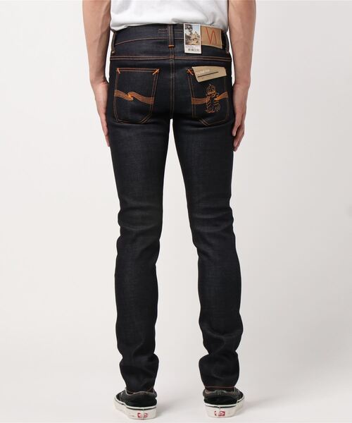 Nudie Jeans（ヌーディージーンズ）の「スキニーデニムパンツ（デニムパンツ・メンズ・ダークブルー・30inch）」の3枚目の写真