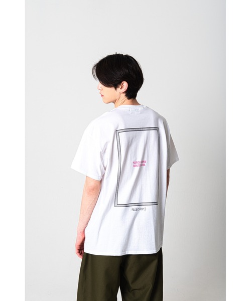 Revo.（レボ）の「藍にいな × PALM/STRIPES  【 融合し得ない僕たちは 】（Tシャツ/カットソー・レディース・ホワイト/ミント・XL/L/M/S）」の11枚目の写真