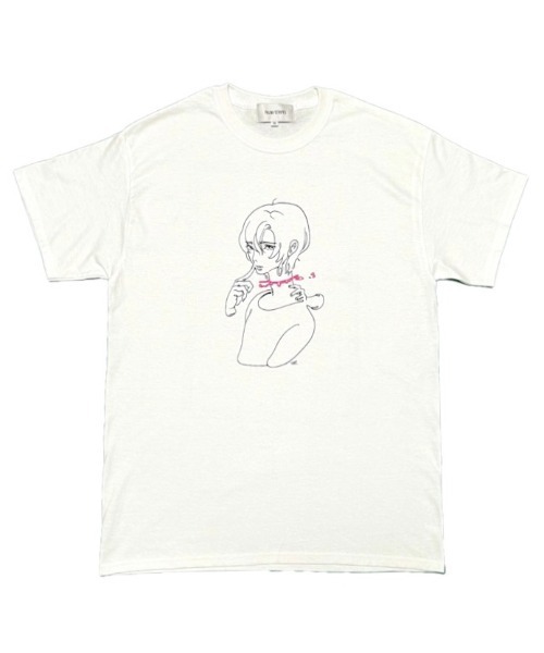 Revo.（レボ）の「藍にいな × PALM/STRIPES  【 融合し得ない僕たちは 】（Tシャツ/カットソー・レディース・ホワイト/ミント・XL/L/M/S）」の14枚目の写真