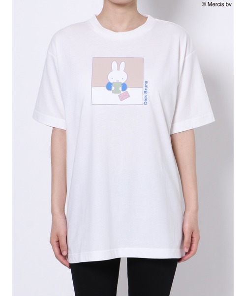 merry jenny（メリージェニー）の「miffy colorfully tee（Tシャツ/カットソー・レディース・ベージュ/オフホワイト・FREE）」の14枚目の写真