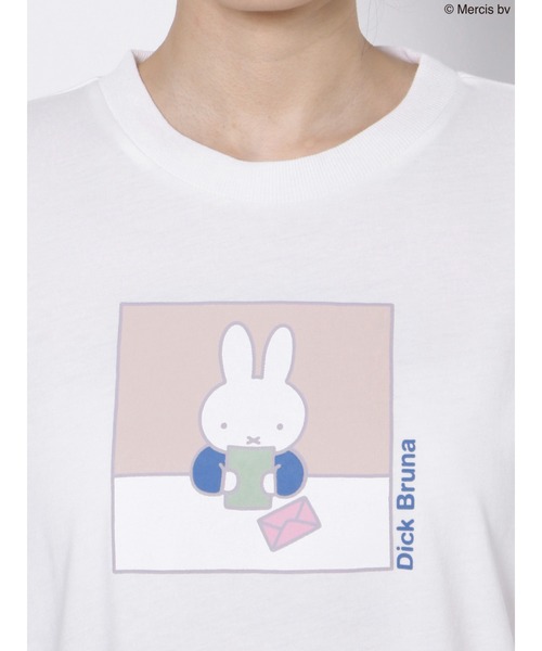 merry jenny（メリージェニー）の「miffy colorfully tee（Tシャツ/カットソー・レディース・ベージュ/オフホワイト・FREE）」の16枚目の写真