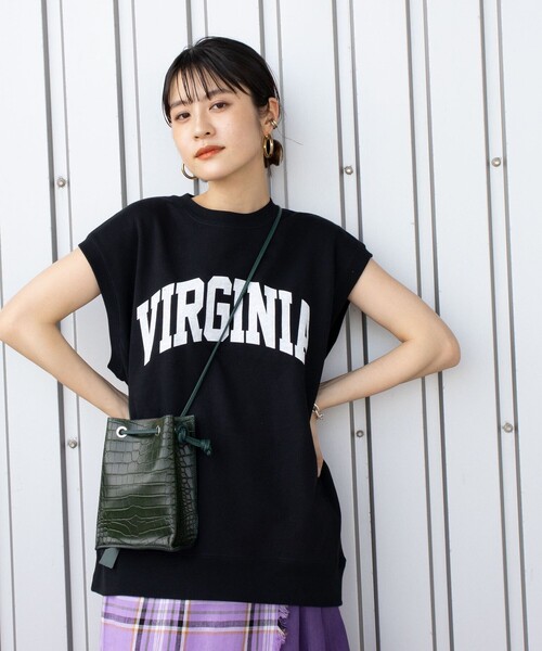 GOOD ROCK SPEED(グッドロックスピード)の「【GOOD ROCK SPEED/グッドロックスピード】VIRGINIAスウェットベスト(スウェット・レディース・ブラック/グリーン・FREE)」の22枚目の写真