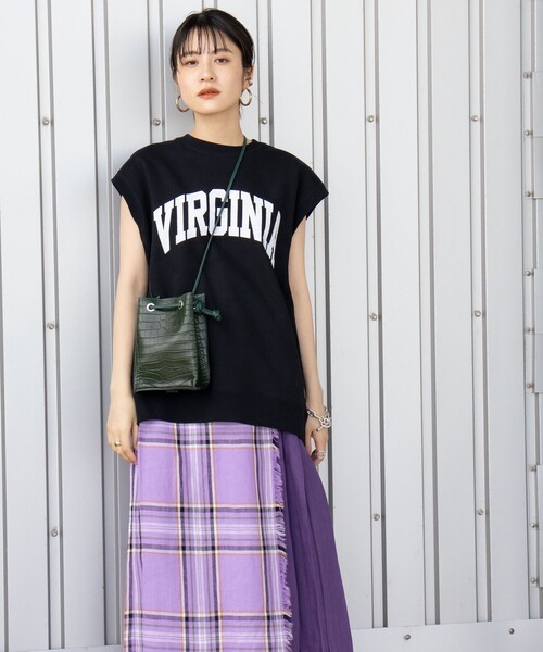 GOOD ROCK SPEED(グッドロックスピード)の「【GOOD ROCK SPEED/グッドロックスピード】VIRGINIAスウェットベスト(スウェット・レディース・ブラック/グリーン・FREE)」の18枚目の写真