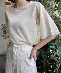 Amiur | sheer lame knit(その他トップス)