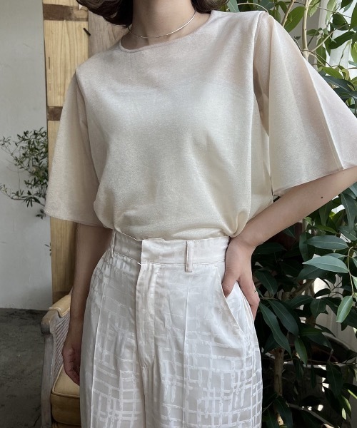 Amiur（エミレ）の「sheer lame knit（その他トップス）」 - WEAR