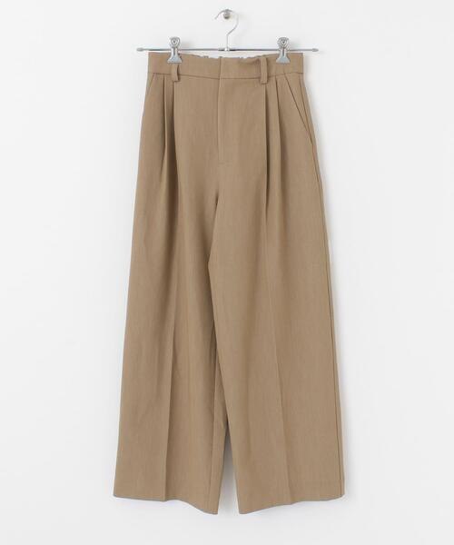 KBF（ケイビーエフ）の「ワンタックワイドスラックス（その他パンツ・レディース・グレー系その他/ベージュ/ブルー・ONE）」の7枚目の写真