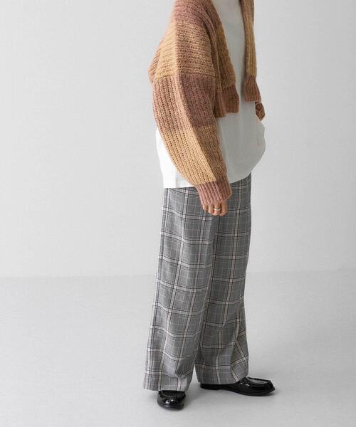 KBF（ケイビーエフ）の「ワンタックワイドスラックス（その他パンツ・レディース・グレー系その他/ベージュ/ブルー・ONE）」の18枚目の写真