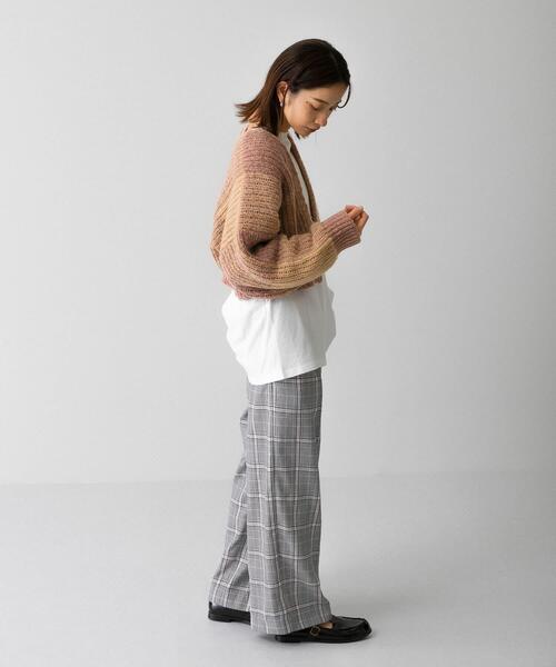 KBF（ケイビーエフ）の「ワンタックワイドスラックス（その他パンツ・レディース・グレー系その他/ベージュ/ブルー・ONE）」の12枚目の写真