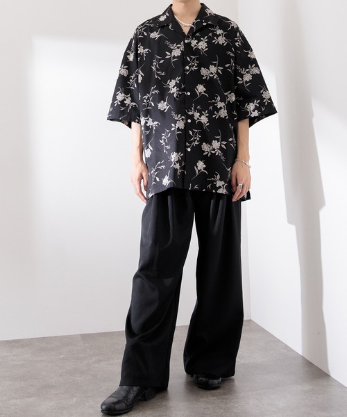 Adoon plain（アドーンプレーン）の「【Adoon plain】アソート柄シャツ（シャツ/ブラウス・メンズ・ブラック/アニマル・MEDIUM/LARGE）」の14枚目の写真