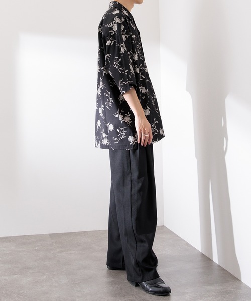 Adoon plain（アドーンプレーン）の「【Adoon plain】アソート柄シャツ（シャツ/ブラウス・メンズ・ブラック/アニマル・MEDIUM/LARGE）」の8枚目の写真