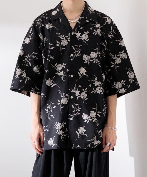 Adoon plain（アドーンプレーン）の「【Adoon plain】アソート柄シャツ（シャツ/ブラウス・メンズ・ブラック/アニマル・MEDIUM/LARGE）」の3枚目の写真