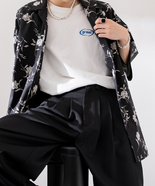 Adoon plain（アドーンプレーン）の「【Adoon plain】アソート柄シャツ（シャツ/ブラウス・メンズ・ブラック/アニマル・MEDIUM/LARGE）」の18枚目の写真