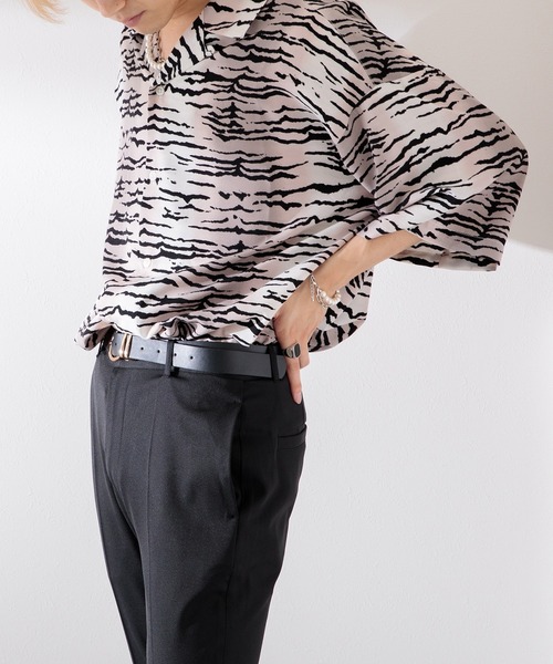 Adoon plain（アドーンプレーン）の「【Adoon plain】アソート柄シャツ（シャツ/ブラウス・メンズ・ブラック/アニマル・MEDIUM/LARGE）」の19枚目の写真