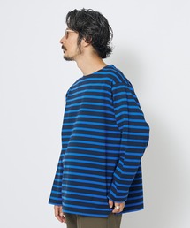 CIAOPANIC | 【ユニセックスで着用可能】バスクボーダーボートネックロングスリーブＴシャツ(Tシャツ/カットソー)