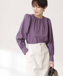 N.（N. Natural Beauty Basic） | ◆ボリュームスリーブブラウス(シャツ/ブラウス)