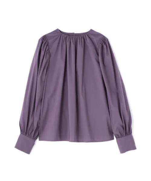 N.（N. Natural Beauty Basic）（エヌエヌナチュラルビューティーベーシック）の「◆ボリュームスリーブブラウス（シャツ/ブラウス・レディース・ブラック/パープル/ナチュラル・MEDIUM）」の17枚目の写真