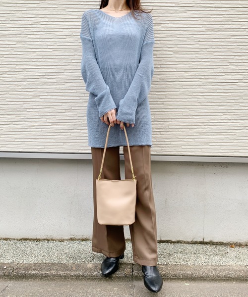CLEA(クレア)の「2WAYバケツミドルショルダー(ショルダーバッグ・レディース・ブラック/ブラウン/ベージュ/ホワイト・FREE)」の14枚目の写真