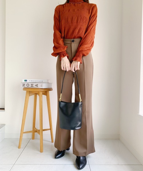 CLEA(クレア)の「2WAYバケツミドルショルダー(ショルダーバッグ・レディース・ブラック/ブラウン/ベージュ/ホワイト・FREE)」の7枚目の写真