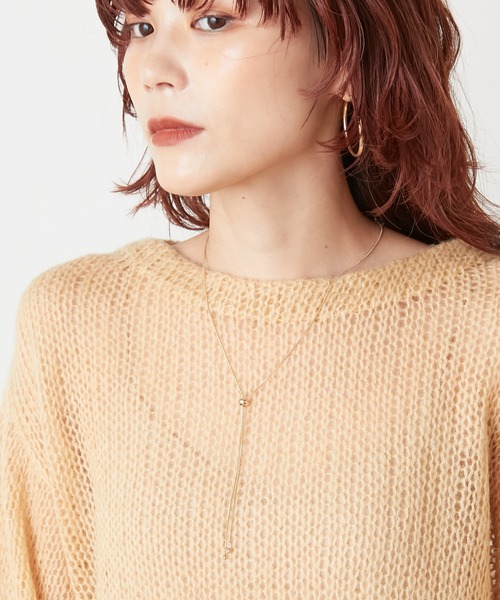 Omekashi（オメカシ）の「スライドパーツスネイクチェーンネックレス（ネックレス・レディース・シルバー/ゴールド・ONE SIZE）」の4枚目の写真